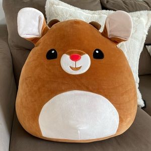 Rudolph the Red Nosed Reindeer Squishmallow 16”
